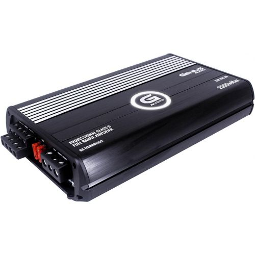  Genius GXP-200.4D 2400 Watts-MAX Compact Car Full Range Amplifier 4 Channel Class-D 2-Ohm Stable