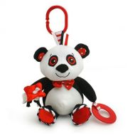 Genius Baby Toys Piper The Panda - Black, White & red, Baby Travel Toy