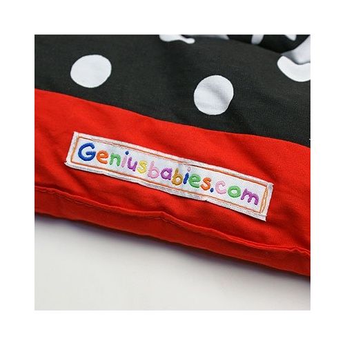  [아마존베스트]Genius Baby Toys Black, White & Red Activity 3D Playmat & Gym
