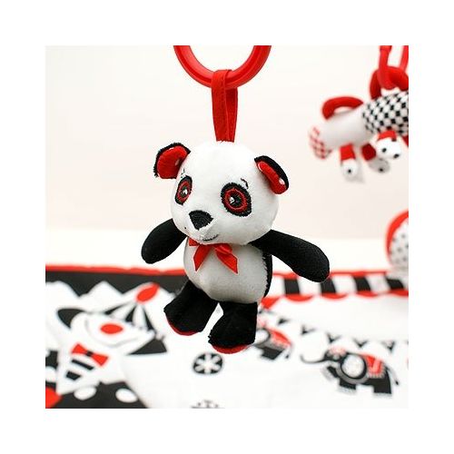  [아마존베스트]Genius Baby Toys Black, White & Red Activity 3D Playmat & Gym