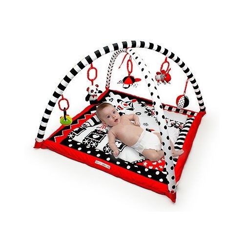  [아마존베스트]Genius Baby Toys Black, White & Red Activity 3D Playmat & Gym