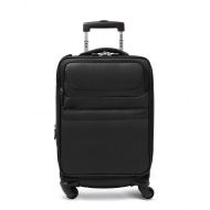 Genius Pack G4 22 Carry On Spinner Luggage - Smart, Organized, Lightweight Suitcase (G4 - Coal Black)