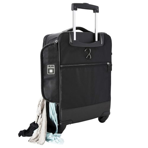  Genius Pack G4 22 Carry On Spinner Luggage - Smart, Organized, Lightweight Suitcase (G4 - Coal Black)