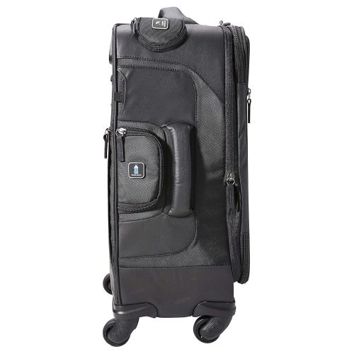  Genius Pack G4 22 Carry On Spinner Luggage - Smart, Organized, Lightweight Suitcase (G4 - Coal Black)