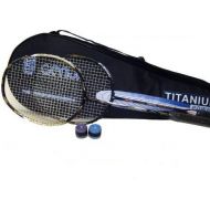 Genji Sports Aero Speed Badminton Package, Right, SmallLong, BlackWhite