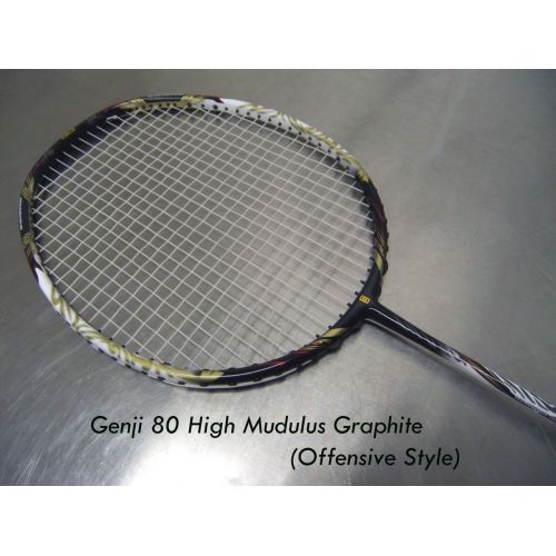  Genji Sports Aero Speed Badminton Package, Right, SmallLong, BlackWhite