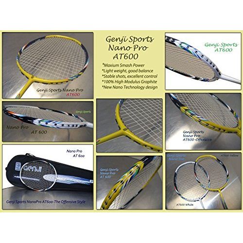  Genji Sports Nnao Pro Badminton Package, BlueWhite, SL2