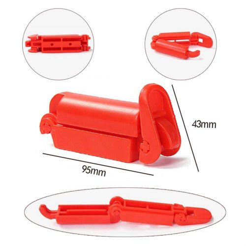  [아마존베스트]Genleas 1 set Car Seat Belt Buckle Holder and Clip & Metal Lock, Buckle Up - Soft Silicone - Easy...