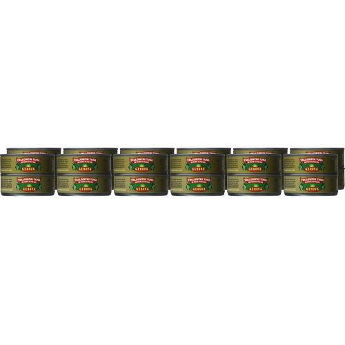  Genova Yellowfin Tuna in Pure Olive Oil, 5 Ounce (Pack of 24)