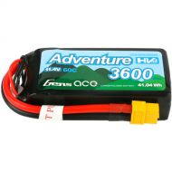 Gens Ace 3600 60C 3S 11.1V LiPo RC Soft Pack Battery with XT60