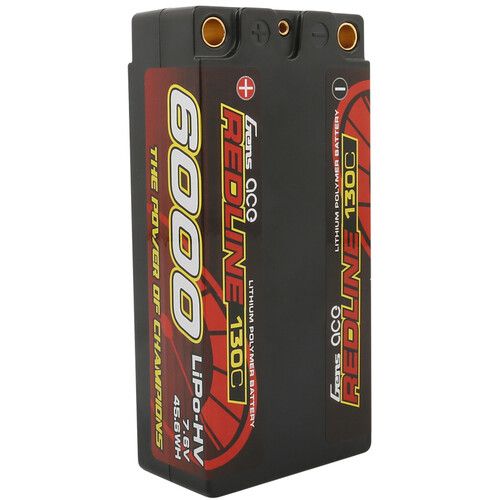  Gens Ace 6000 130C 2S 7.6V LiHV RC Hard Case Battery with 5.0mm Bullet