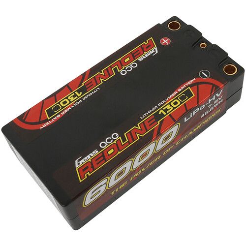  Gens Ace 6000 130C 2S 7.6V LiHV RC Hard Case Battery with 5.0mm Bullet