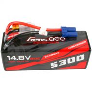 Gens Ace 5300 60C 4S 14.8V LiPo RC Hard Case Battery with EC5