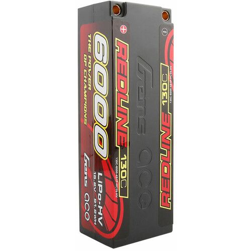  Gens Ace 6000 130C 4S 15.2V LiHV RC Hard Case Battery with 5.0mm Bullet