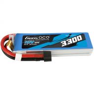 Gens Ace 3300 45C 4S 14.8V LiPo RC Soft Pack Battery with 1TO3