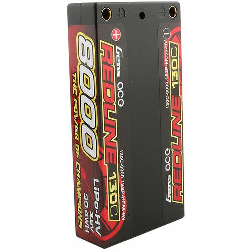  Gens Ace 8000 130C 1S 3.8V LiHV RC Hard Case Battery with 4.0mm Bullet