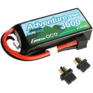 Gens Ace 3600 60C 3S 11.1V LiPo RC Soft Pack Battery with 1TO3