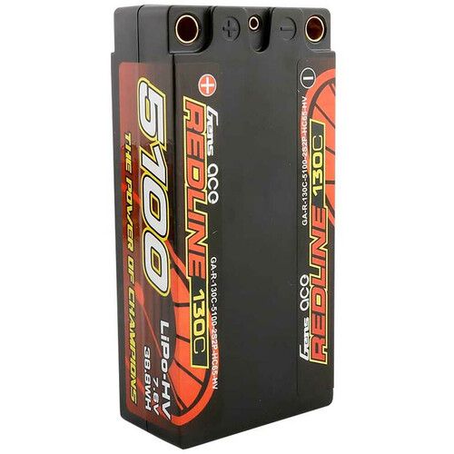  Gens Ace 5100 130C 2S 7.6V LiHV RC Hard Case Battery with 5.0mm Bullet