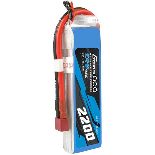  Gens Ace 2200 45C 2S 7.4V LiPo RC Soft Pack Battery with Deans