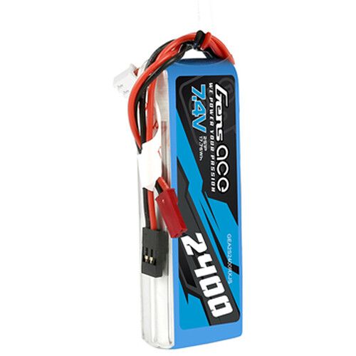  Gens Ace 2400 RX 2S 7.4V LiPo RC Soft Pack Battery with JST
