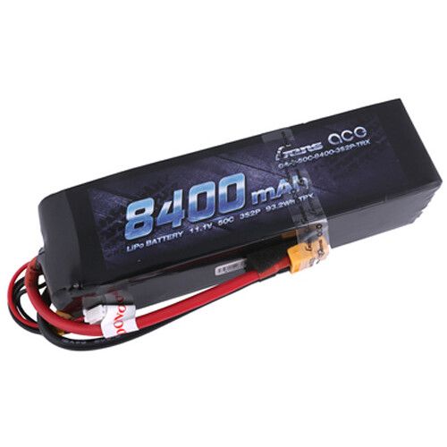  Gens Ace 8400 60C 3S 11.1V LiPo RC Soft Pack Battery with XT60