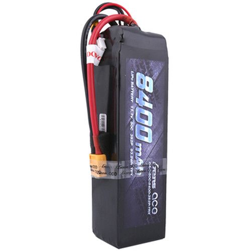  Gens Ace 8400 60C 3S 11.1V LiPo RC Soft Pack Battery with XT60