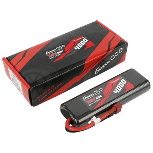  Gens Ace 4000 60C 2S 7.4V LiPo RC Hard Case Battery with Deans