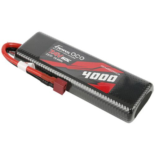  Gens Ace 4000 60C 2S 7.4V LiPo RC Hard Case Battery with Deans