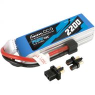 Gens Ace 2200 45C 4S 14.8V LiPo RC Soft Pack Battery with 1TO3