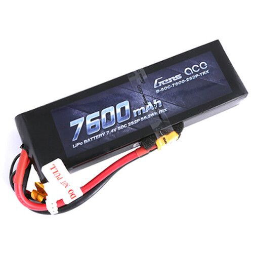  Gens Ace 7600 60C 2S 7.4V LiPo RC Soft Pack Battery with XT60