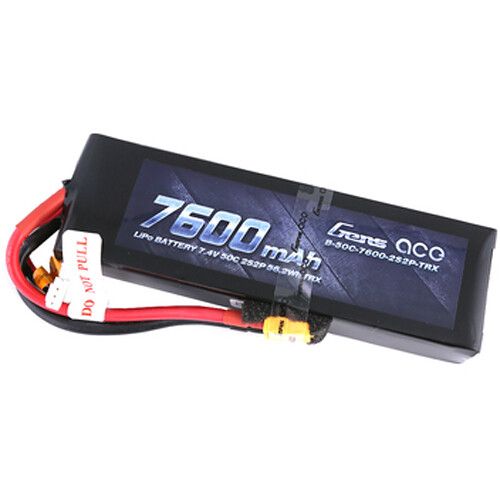  Gens Ace 7600 60C 2S 7.4V LiPo RC Soft Pack Battery with XT60