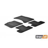Genuine Travall Mats Compatible with Audi Q5 (2008-2016) Also for Audi SQ5 (2012-2017) TRM1118 - All-Weather Rubber Floor Liners