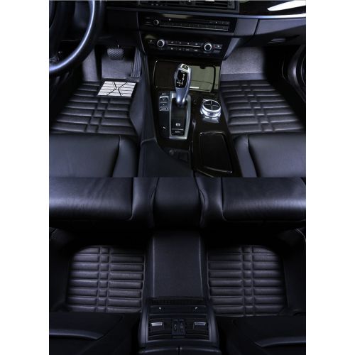  Genuine Auto Mall Custom Fit Heavy Duty Full Set Floor Mats Carpet for Landrover Range Rover Sport 2014-2017(Black)