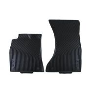 Genuine Audi Accessories 8K1061221041 Black Rubber Front All-Weather Floor Mat, (Set of 2)