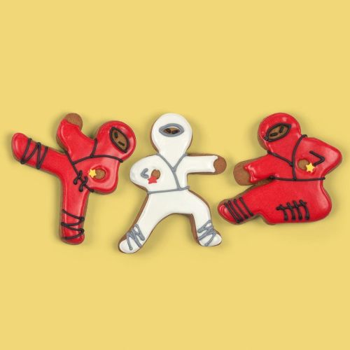  Genuine Fred NINJABREAD MEN Cookie Cutters, Set of 3