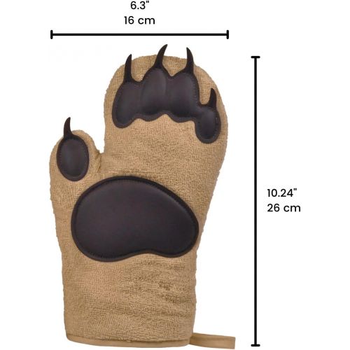  [아마존베스트]Fred & Friends Fred and Friends Oven Mitts Bear, Hands - 5130360