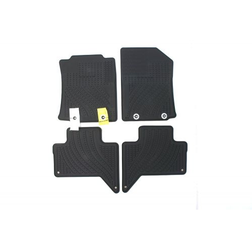  Genuine Toyota Accessories PT908-35122-20 Front and Rear All-Weather Floor Mat (Black), Set of 4