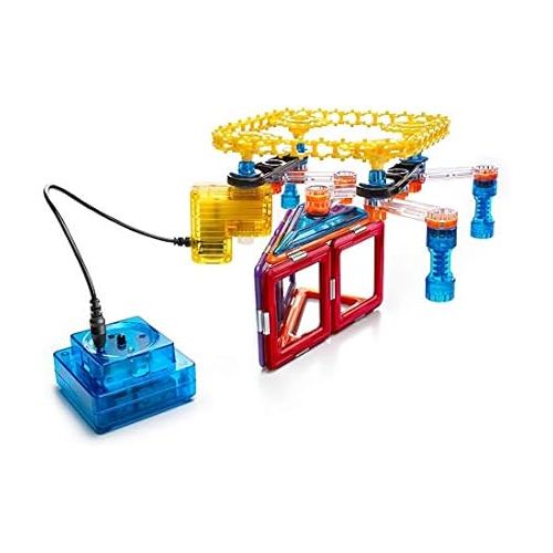  GeoSmart Ski Patrol - Build Remote-Controlled GeoMagnetic Vehicles That Perform on Multiple Surfaces with This STEM Focused Magnetic Construction Set Featuring Rechargeable Turbo Motors