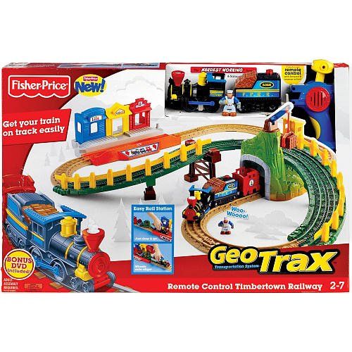  Fisher-Price GeoTrax Transportation System Remote Control Timbertown Railway (Age: 3 years and up)