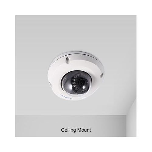 GeoVision GV-EDR2700-2F 2MP 3.8mm H.265 Super Low Lux WDR Pro IR Mini Fixed Rugged IP Dome