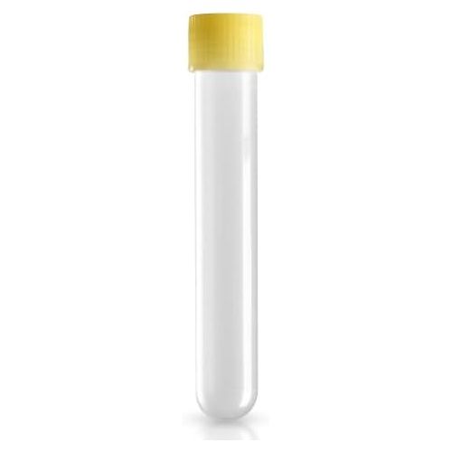  [아마존베스트]Geocaching.com 10x Plastic Tubes/Pet. Height 10.50cm Diameter 1.6cm with Screw (Colour: Yellow)Contents: 13ml/Ideal for Mini or Micro Cache Cache In Geocaching Geocache/Geodose/Pet/pla