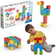 GEOMAG Swiss-Made MagiCube 24-Piece Magnetic Stacking Cubes Building Set, Large Blocks for Toddlers & Kids Ages 1-5, STEM Educational Toy, Creativity, Coordination, Early Learning Fun