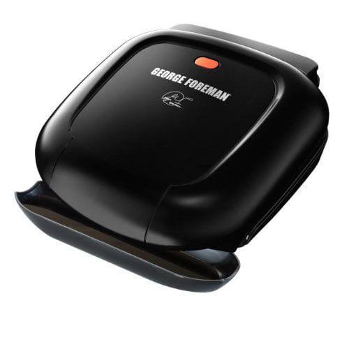  George Foreman Grills George Foreman GR0040B 2-Serving Classic Plate Grill, Black