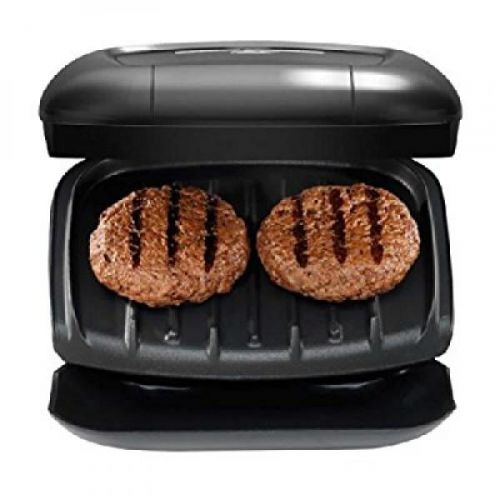  George Foreman Grills George Foreman GR0040B 2-Serving Classic Plate Grill, Black