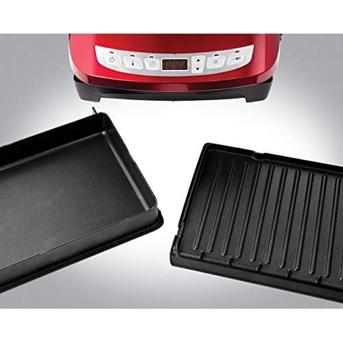  George Foreman Russell Hobbs 22160-56 barbecue - barbecues & grills (Tabletop, Black, Stainless steel, Rectangular)