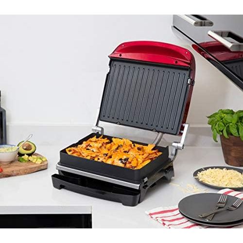  George Foreman Russell Hobbs 22160-56 barbecue - barbecues & grills (Tabletop, Black, Stainless steel, Rectangular)