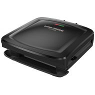 George Foreman Rapid Grill Series, 4-Serving Removable Plate Electric Indoor Grill and Panini Press, Black, RPGF3601BKX: Kitchen & Dining