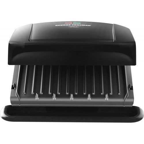  [아마존베스트]George Foreman 4-Serving Removable Plate Grill and Panini Press, Black, GRP1060B