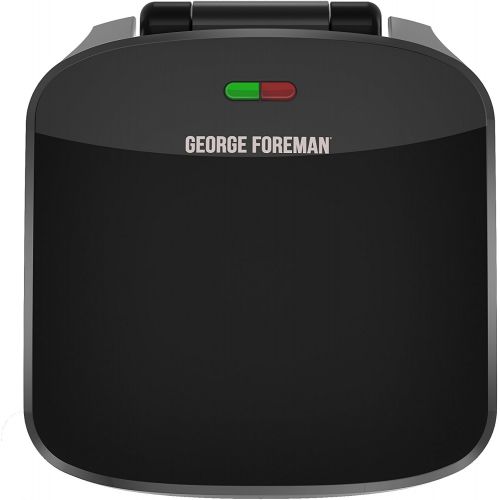  [아마존베스트]George Foreman 4-Serving Removable Plate Grill and Panini Press, Black, GRP360B