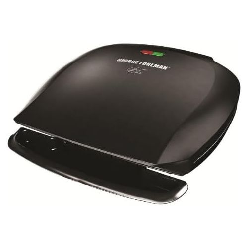  George Foreman GR2080B 5-Serving Classic Plate Grill, One Size, Black